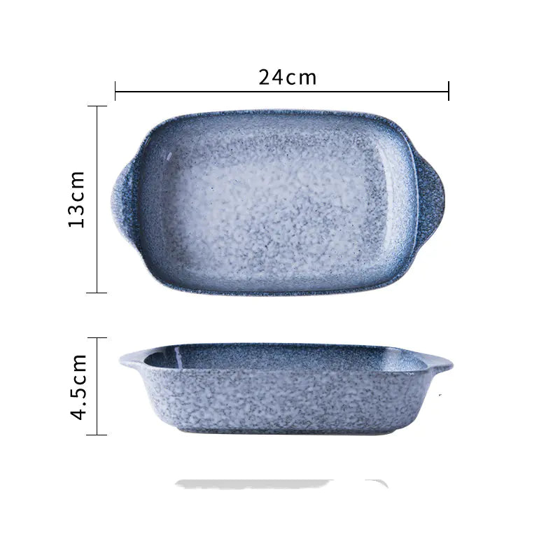 Cheese Baked Rice Baking Bowl Plate