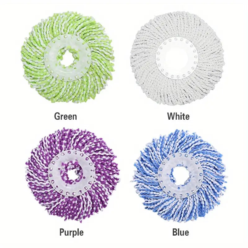 360° Rotating Microfiber Spin Mop Replacement Head