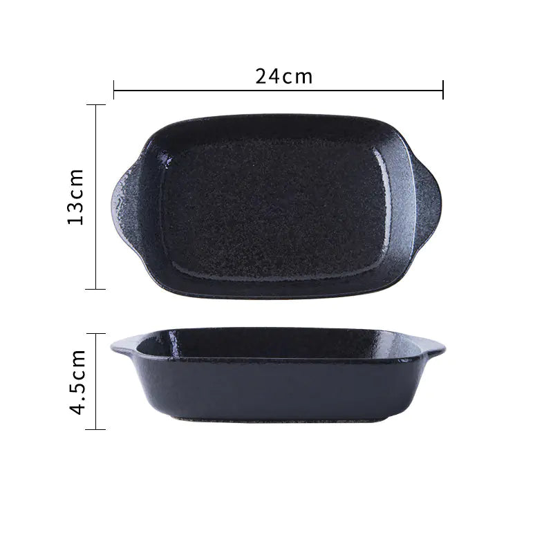 Cheese Baked Rice Baking Bowl Plate