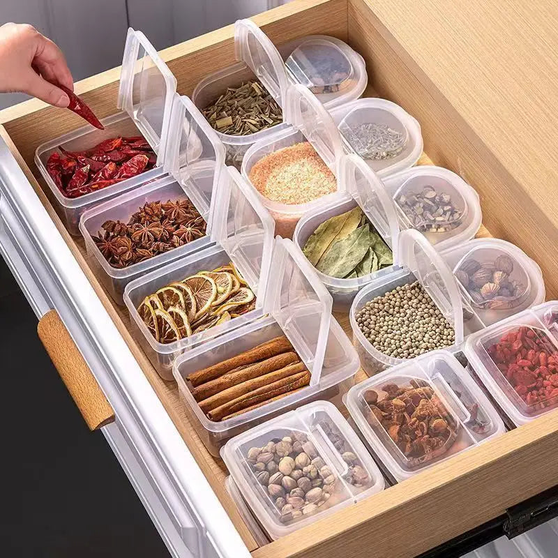 Kitchen Spice Storage Box Combination Set