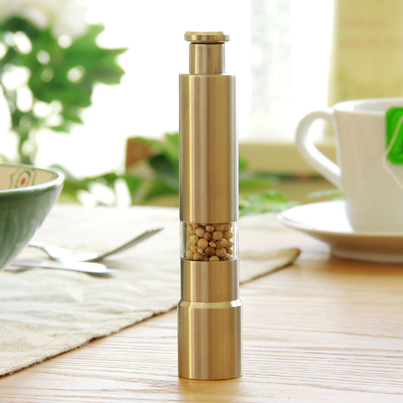 Stainless Steel Manual Pepper Grinder for Home Use