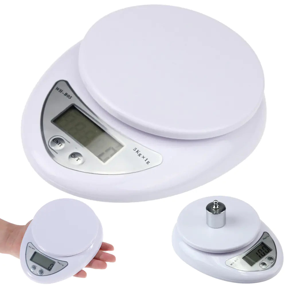 Precision Mini Digital Kitchen Scale - Compact Food Scale for Baking & Cooking