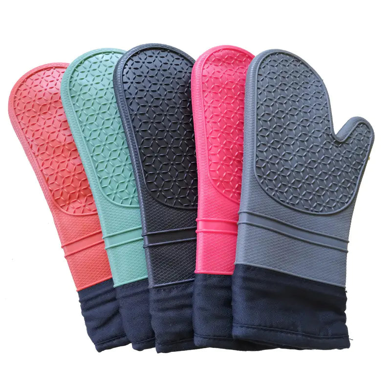 High-Temperature Silicone Baking Kitchen Gloves