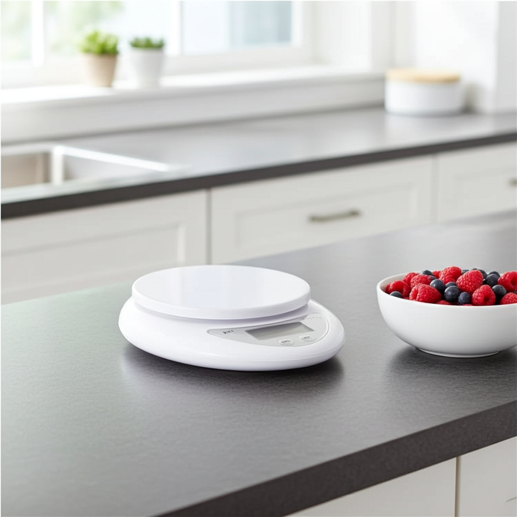 Precision Mini Digital Kitchen Scale - Compact Food Scale for Baking & Cooking