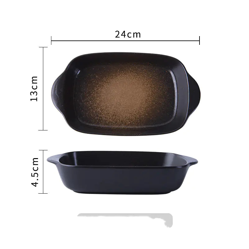 Cheese Baked Rice Baking Bowl Plate